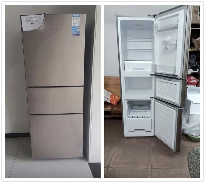 13L大容量才593元刚需闭眼可入！爱游戏app高性价比的三开门冰箱2(图4)
